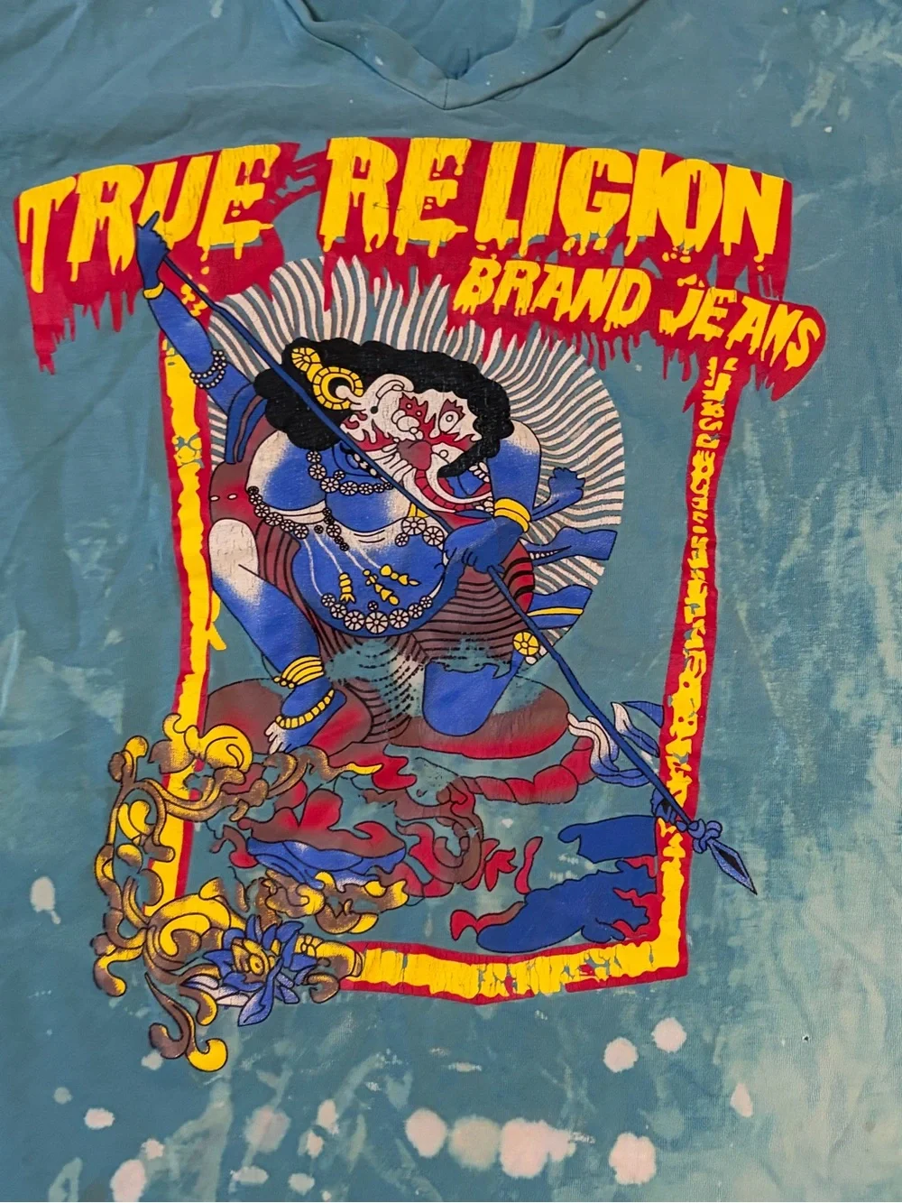 Y2K True Religion Japanese graphic shirt